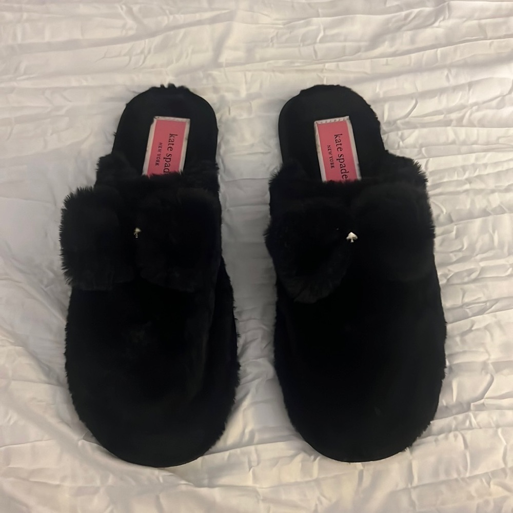 Kate Spade Jazzy Fur Slippers